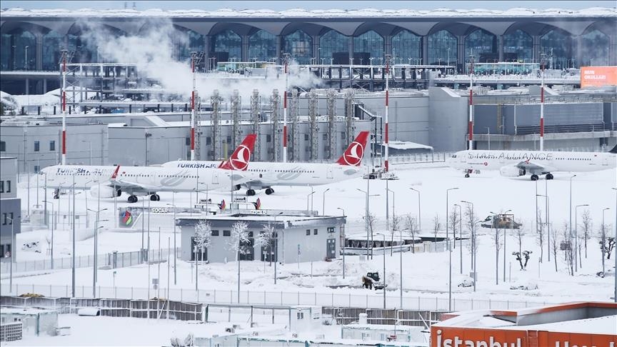 Turkish Airlines extends suspension of flights due to heavy snowfall in Istanbul