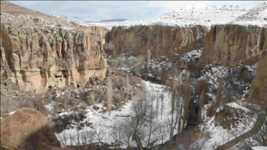 El famoso valle de Ihlara, en Turquía, recibe a sus visitantes con sus impresionantes paisajes invernales