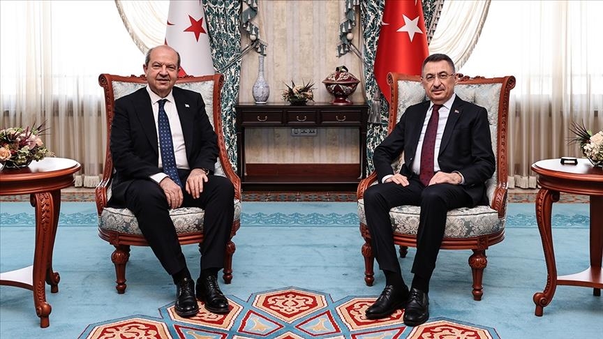 Turkish vice president, Turkish Cypriot president discuss Cyprus issue