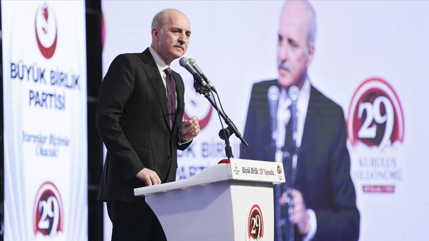 AK Parti'li Kurtulmuş: Ne 2023, ne 2053, ne 2071 hedefi sadece bir ya da birkaç partinin hedefi değildir
