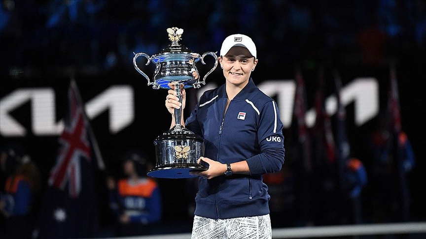 Avustralya Açık Tenis Turnuvası tek kadınlarda Ashleigh Barty şampiyon oldu
