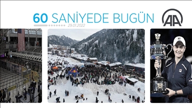 60 saniyede bugün (29 Ocak 2022)
