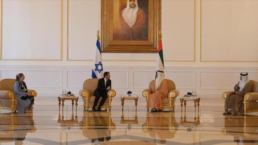 رئیس‌جمهور اسرائیل با ولیعهد ابوظبی دیدار کرد