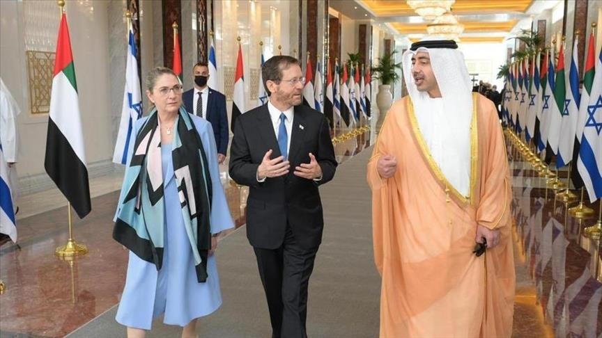 Le Président israélien arrive aux Emirats arabes unis