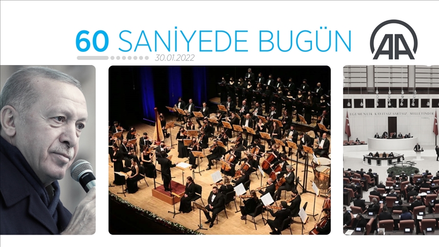 60 saniyede bugün (30 Ocak 2022)