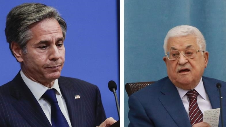 Blinken, Abbas discuss bilateral relations, latest developments in Palestine