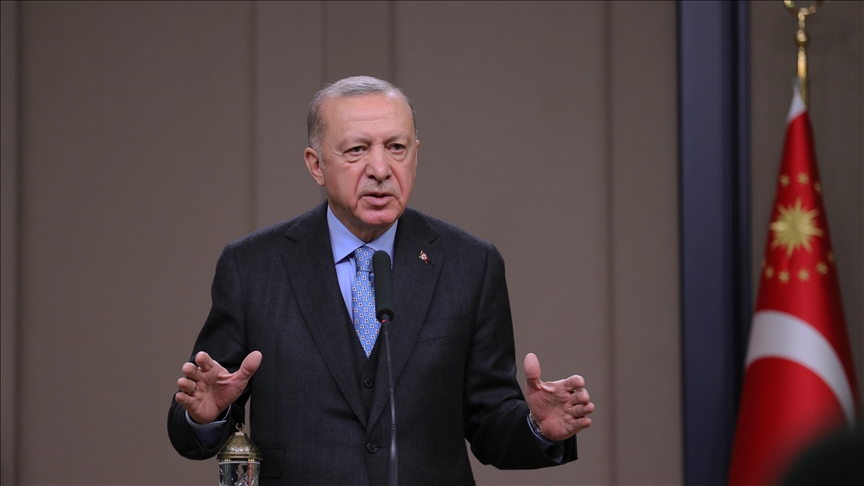Cumhurbaşkanı Erdoğan'dan Rusya-Ukrayna geriliminde tüm taraflara itidal ve diyalog çağrısı