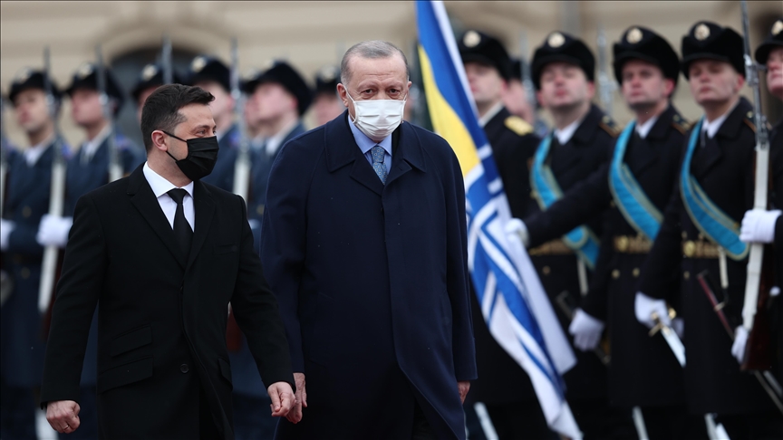 Turkish president arrives in Ukraine for official visit