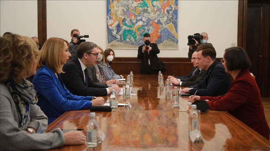 Vučić razgovarao s izvjestiocem za Zapadni Balkan u njemačkom Bundestagu Ahmetovićem