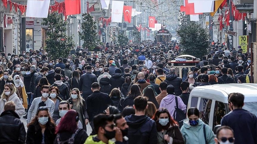 Turkiye's population nears 84.7M in 2021