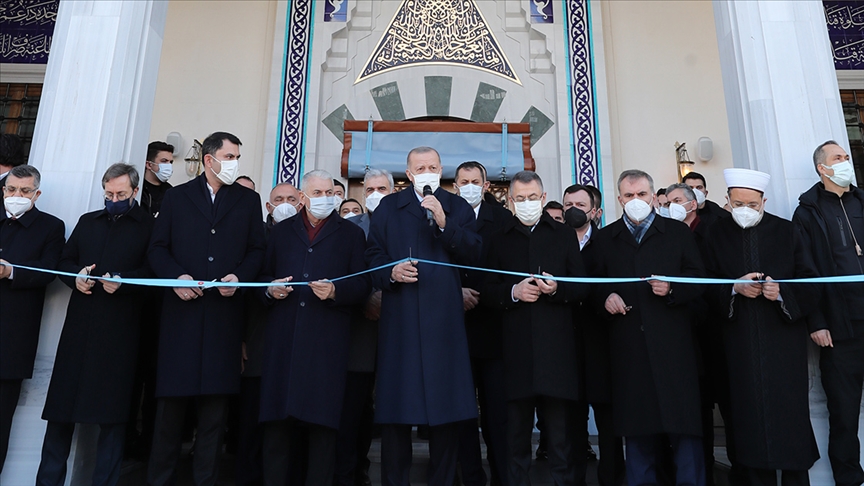 Cumhurbaşkanı Erdoğan, Prof. Dr. Osman Öztürk İncirli Bostan Camisi'nin açılışını gerçekleştirdi