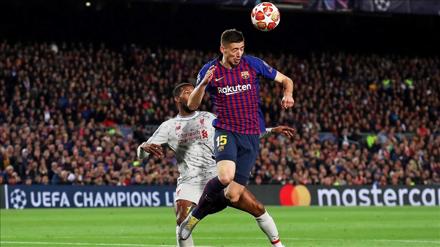 El defensa del Barcelona Clement Lenglet se perderá el partido ante el Atlético de Madrid