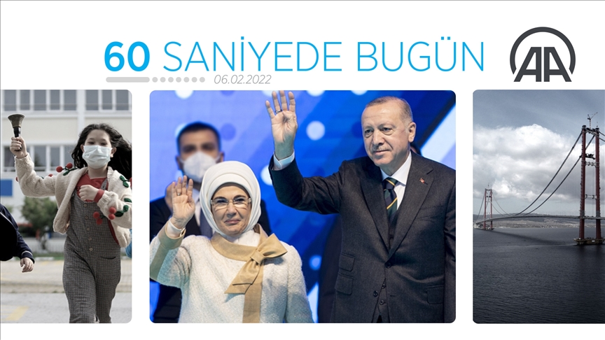 60 saniyede bugün (06 Şubat 2022)