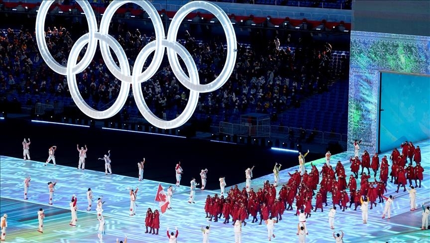 Uyghur Turks in US protest 2022 Beijing Winter Olympics