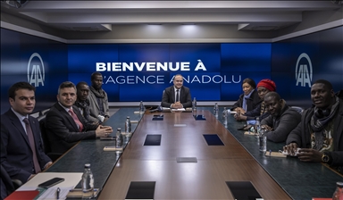 Delegation from Senegal’s national channel RTV visits Anadolu Agency