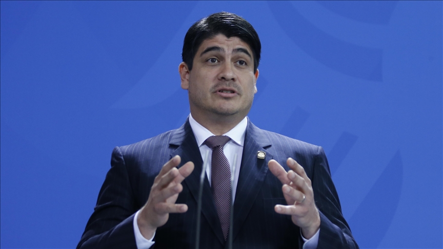 Costa Rican president tests positive for COVID-19
