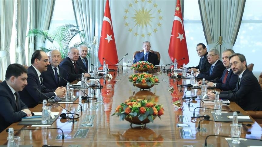 Эрдоган принял делегацию Совета аксакалов Организации тюркских государств