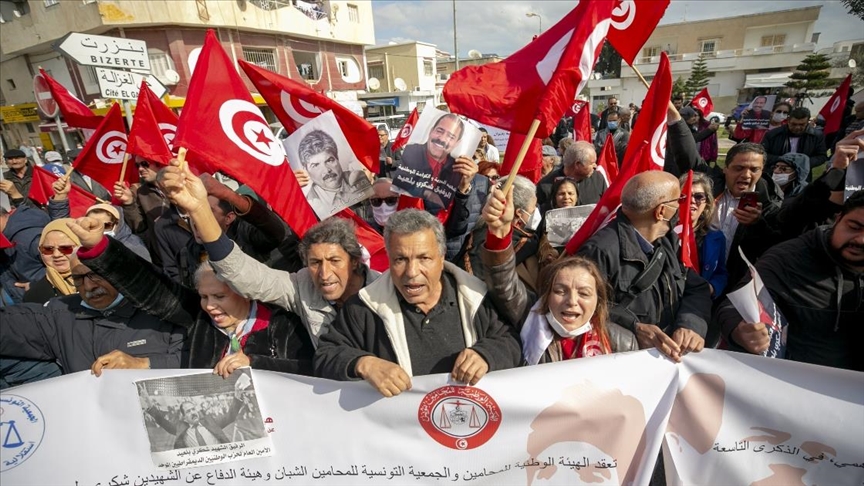 Tunus Nahda Hareketi, Gannuşi'nin evinin önünde gösteri yapılmasına tepki gösterdi