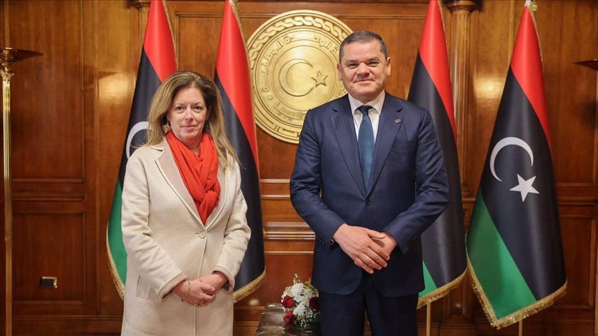 UNs Libya adviser discusses latest developments with Dbeibeh, Bashagha