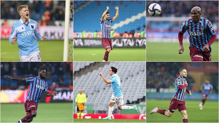 Trabzonsporun hücum oyuncuları durdurulamıyor