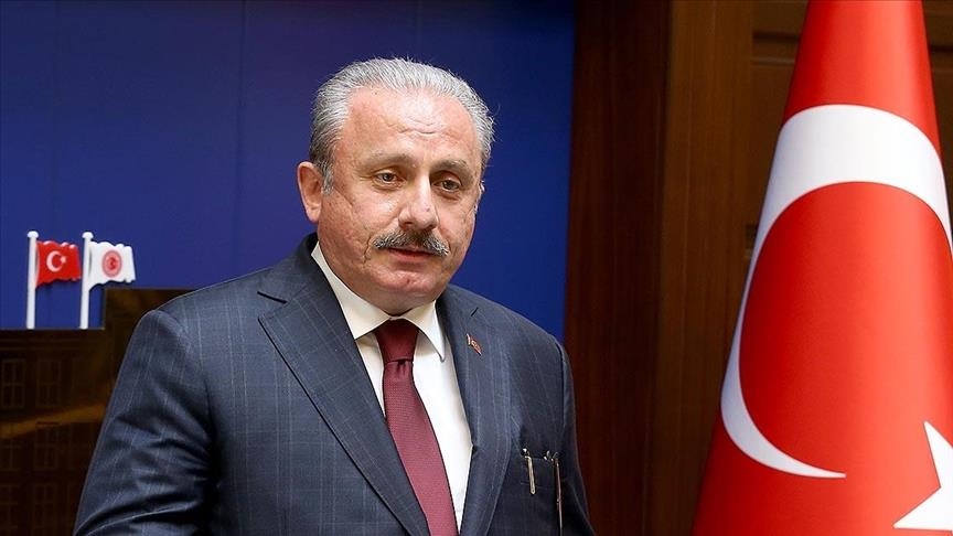 Turkish parliament head congratulates Lithuania on its national day