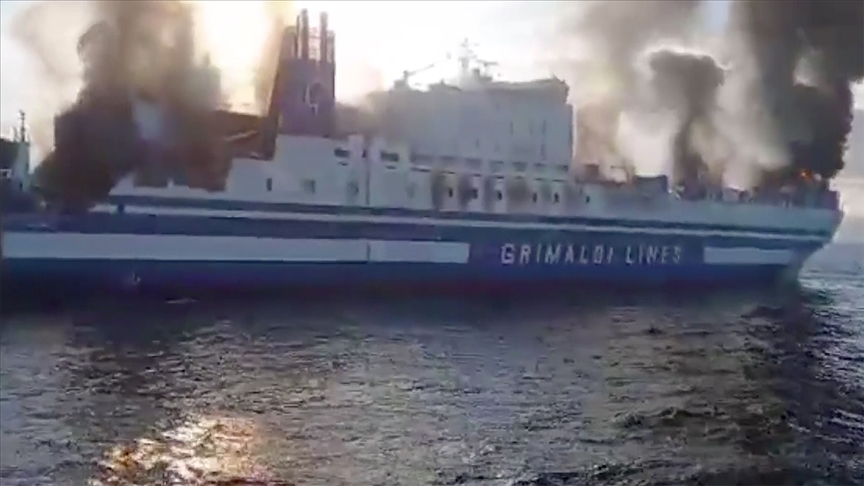 Yanan Yunanistan feribotunda yaralanan ya da ölen Türk yolcu bulunmuyor