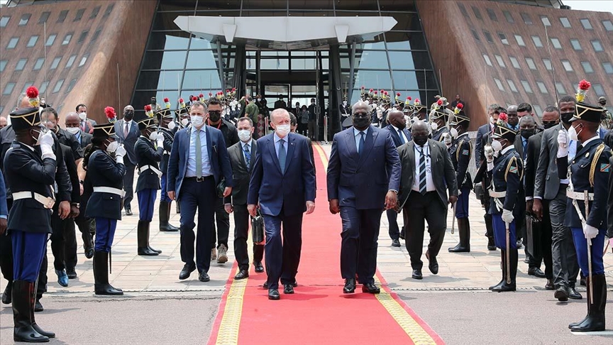 Cumhurbaşkanı Erdoğan, Kongo Demokratik Cumhuriyetinden Senegale gitti