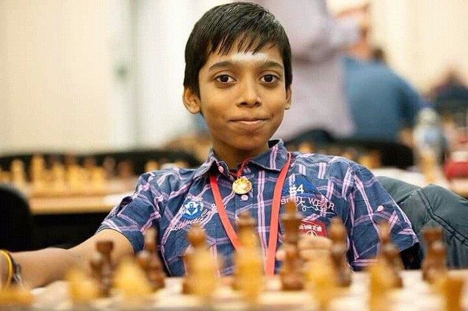 Indian chess prodigy Praggnanandhaa, 16, beats world champ