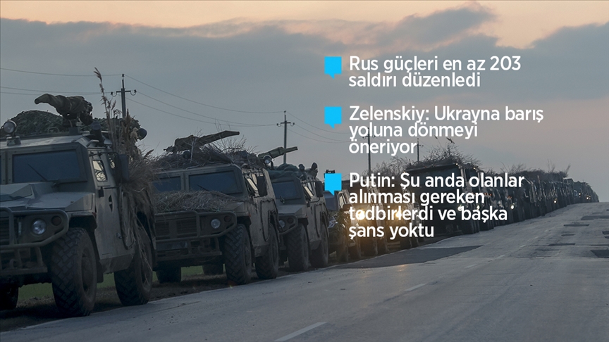Rusya'nın Ukrayna'ya askeri müdahalesi sürüyor