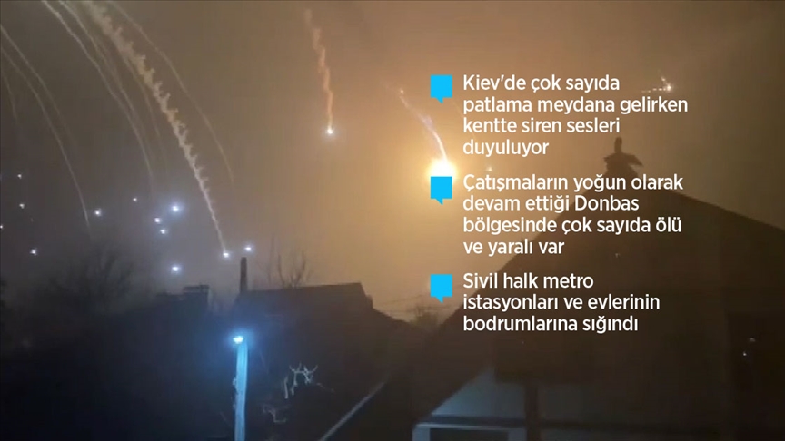 Rusya'nın Ukrayna'ya askeri müdahalesi sürüyor