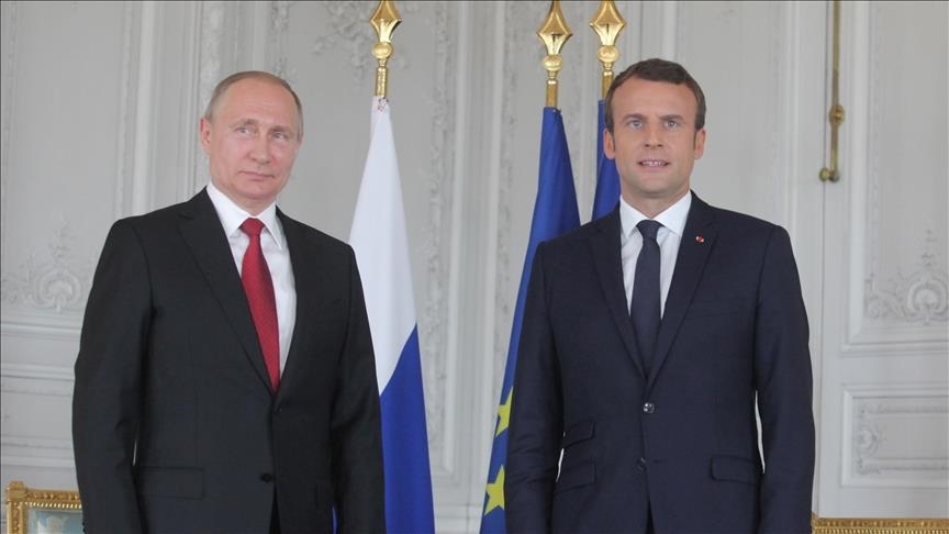 Russian, French leaders hold phone call on developments in Ukraine