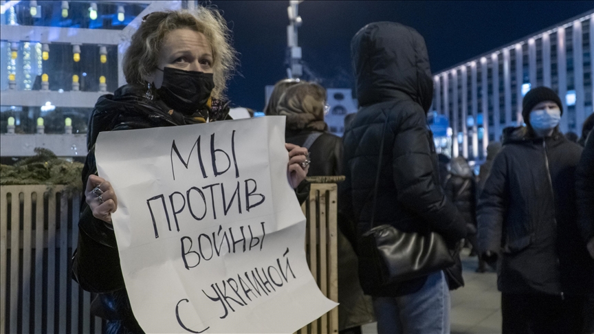 Rusyada savaşa hayır gösterileri devam ediyor