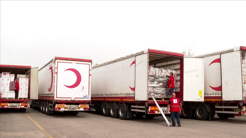 La Media Luna Roja Turca envía a Ucrania un convoy de ayuda humanitaria