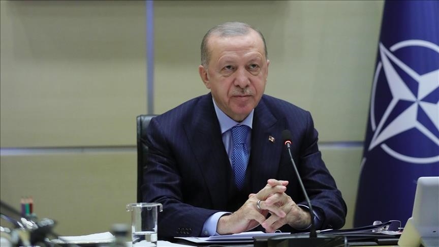 Президент Эрдоган принял участие в онлайн-саммите НАТО