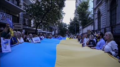 Russia's attack on Ukraine protested in Balkan countries, Argentina