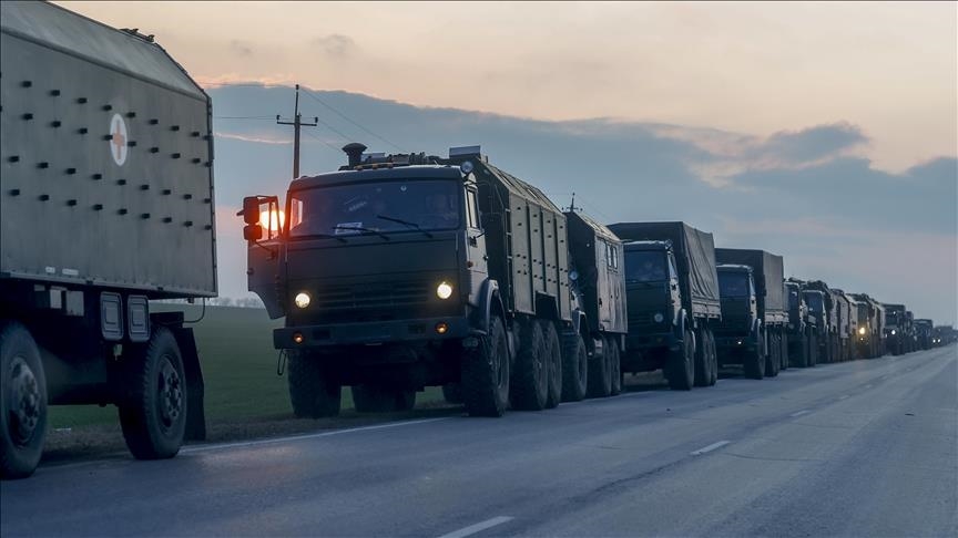 Russian Military Convoy Reportedly Heads Toward Kyiv: Maxar Setellite ...