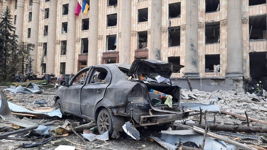Russian forces hit governor's building in Ukraine's Kharkiv with missile