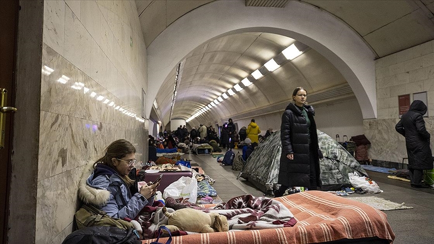 'Can't lose faith': Ukrainians cling to hope in Kyiv's subway bomb shelters