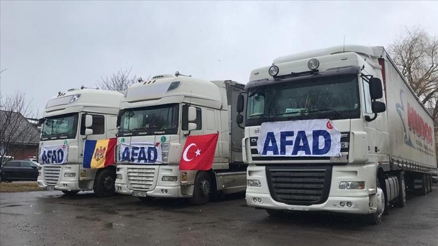 Ndihma humanitare nga Turqia arrin në Ukrainë dhe Moldavi