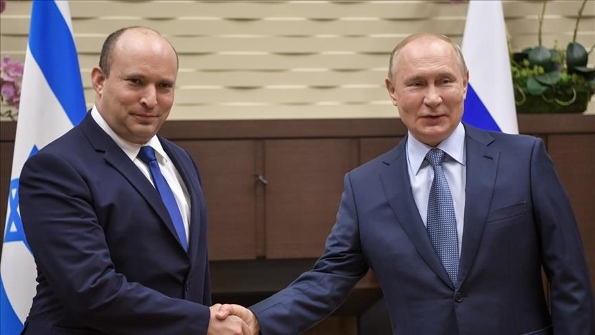 Poutine reçoit le Premier ministre israélien à Moscou