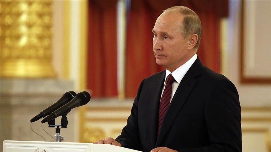 Ukraine on putin war declares Vladimir Putin