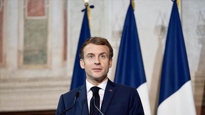 French President Emmanuel Macron Unveils Re Election Campaign