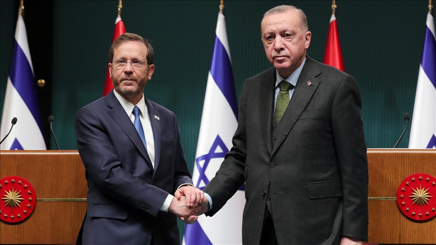 Reviving political dialogue based on common interest 'joint goal' of Turkiye, Israel: Erdogan