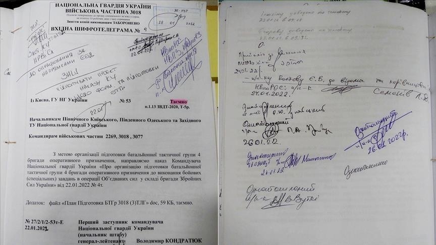 Rusia dice tener documentos sobre supuestos planes de Ucrania para lanzar una ofensiva contra la región de Donbás