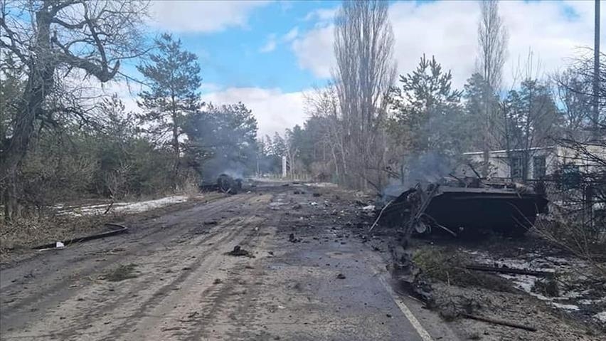 L'Ukraine affirme avoir ciblé un convoi de chars russes