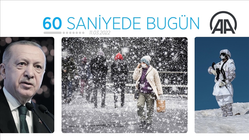 60 saniyede bugün (11 Mart 2022)
