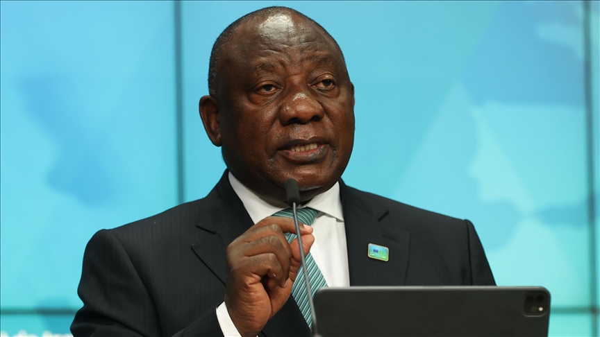 South Africa's president holds talks with Russian counterpart