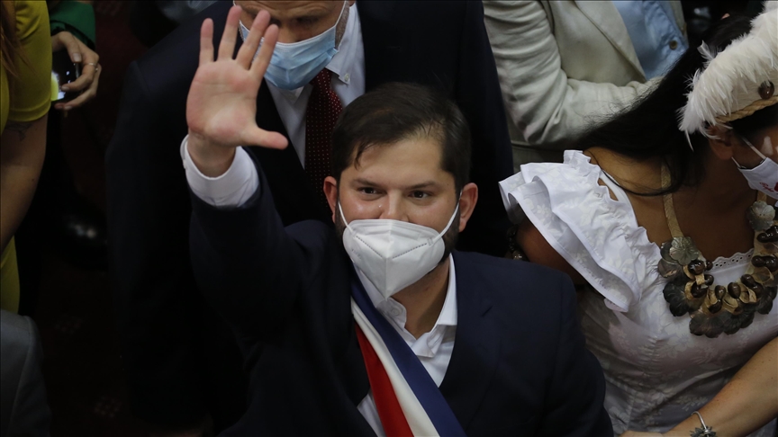 Chile's youngest-ever president takes office