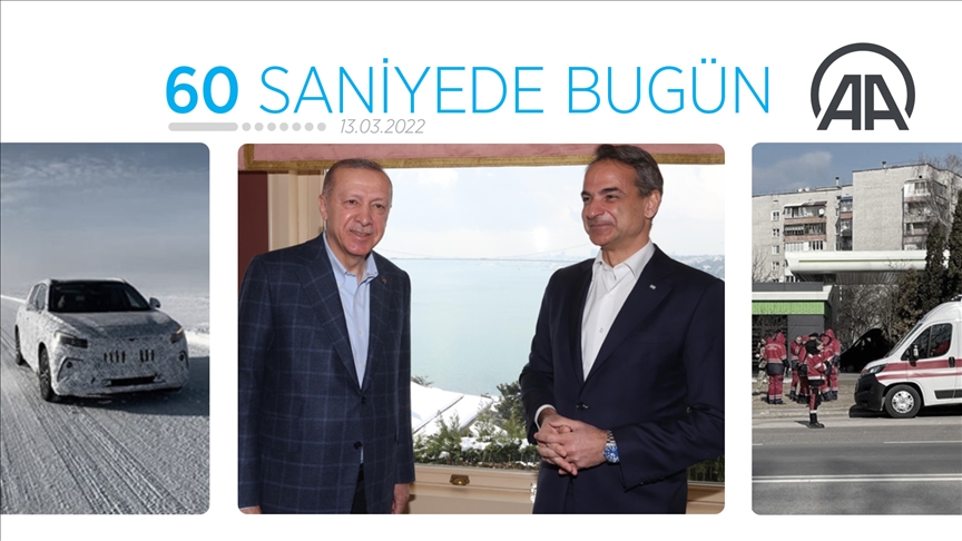 60 saniyede bugün (13 Mart 2022)  