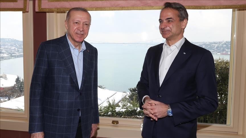 Erdogan et Mitsotakis conviennent d'améliorer les relations bilatérales et  de se focaliser sur les questions